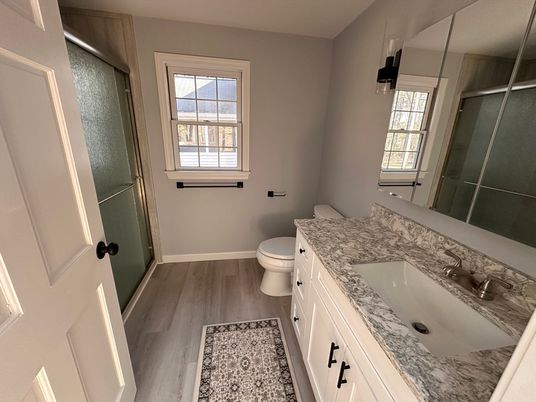 Bathroom, Interior, Wood Texture Flooring