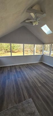 Empty room, Interior, Wood Texture Flooring