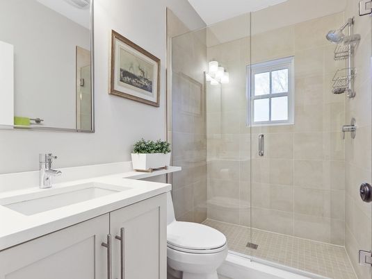Bathroom, Glass Shower, Interior