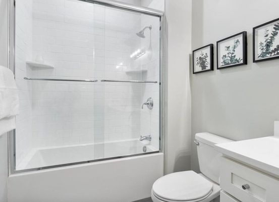 Bathroom, Glass Shower, Interior
