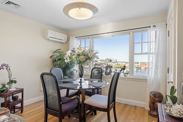 Dining room, Interior, Wood Texture Flooring