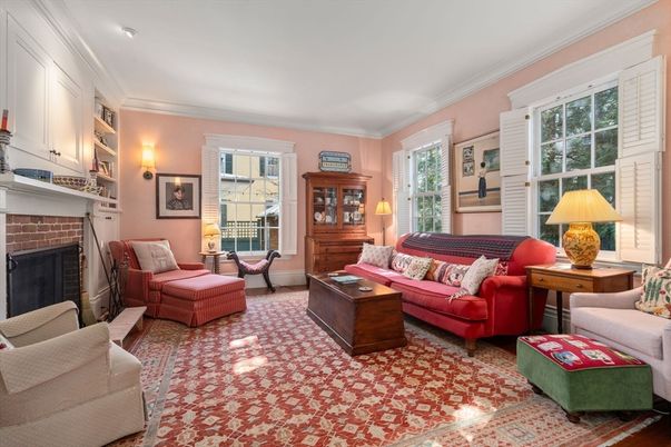 Fireplace, Interior, Living room, Recessed Lighting