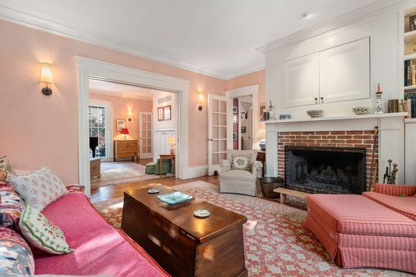 Fireplace, Interior, Living room, Wood Texture Flooring