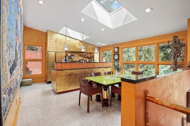 Dining room, Interior, Recessed Lighting