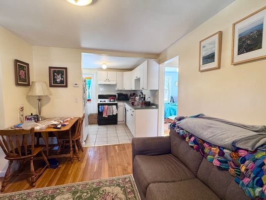 Dining room, Interior, Kitchen, Living room, Wood Texture Flooring