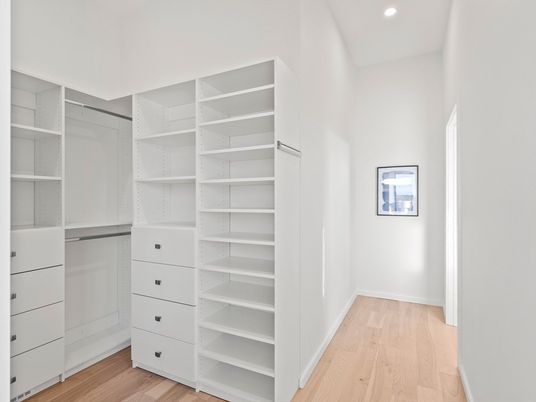 Interior, Recessed Lighting, Walk-in Closets, Wood Texture Flooring