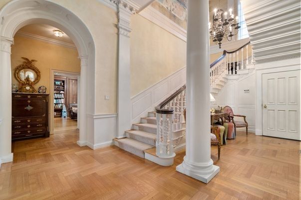 Chandelier, Interior, Wood Texture Flooring
