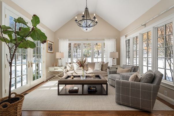 Chandelier, Interior, Living room, Wood Texture Flooring