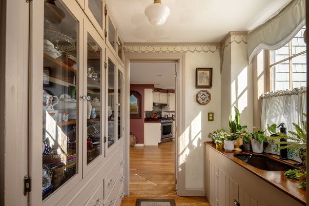 Interior, Kitchen, Wood Texture Flooring