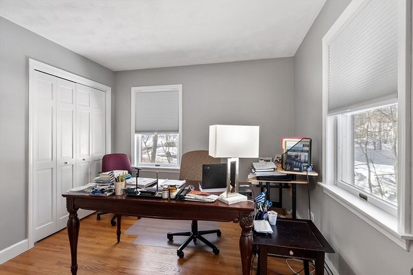 Home Office, Interior, Wood Texture Flooring