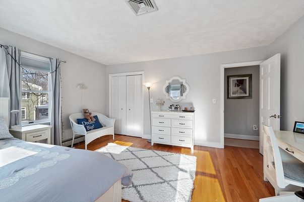 Bedroom, Interior, Wood Texture Flooring