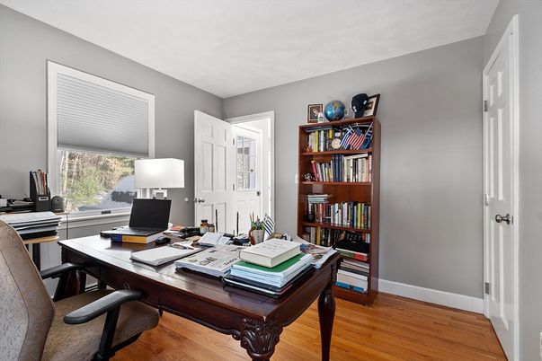 Home Office, Interior, Wood Texture Flooring