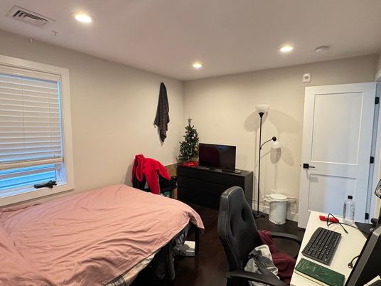 Bathroom, Bedroom, Interior, Recessed Lighting, Wood Texture Flooring