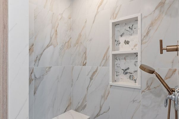 Bathroom, Interior, Marble Walls