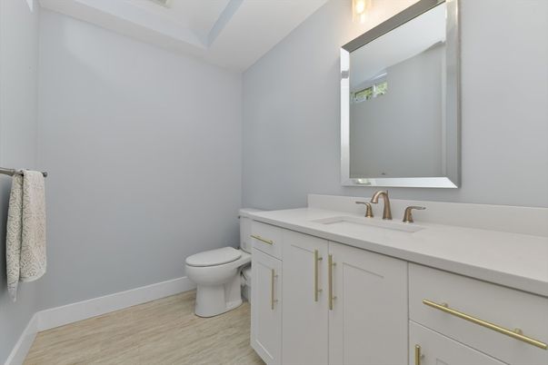 Bathroom, Interior, Wood Texture Flooring