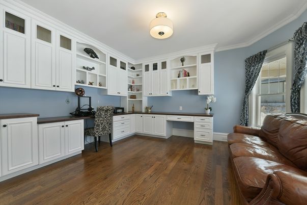 Home Office, Interior, Wood Texture Flooring