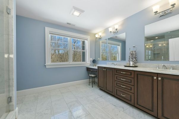 Bathroom, Dual Sink Vanities, Interior, Marble