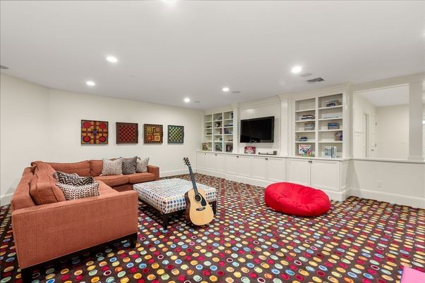 Interior, Living room, Recessed Lighting