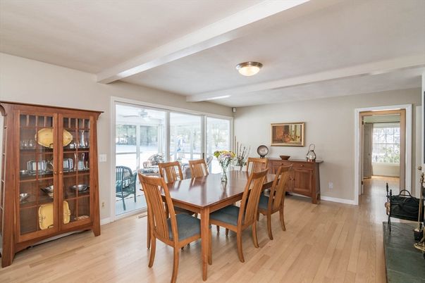 Dining room, Interior, Wood Texture Flooring