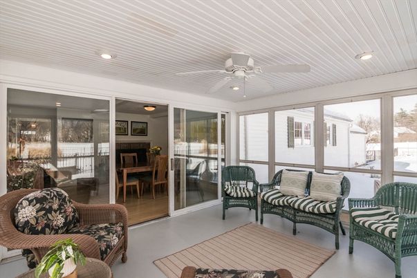 Dining room, Interior, Living room, Recessed Lighting, Sun Room