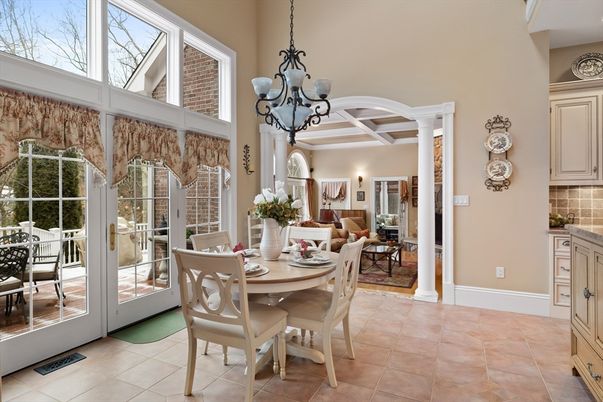 Chandelier, Dining room, Interior