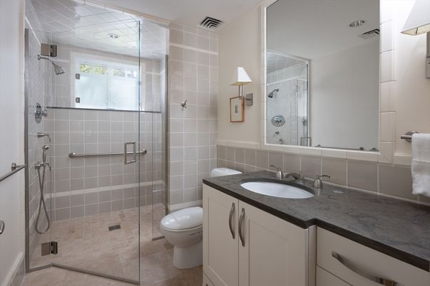 Bathroom, Glass Shower, Interior