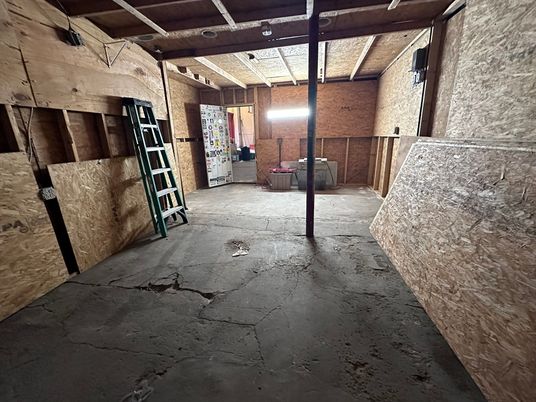 Interior, Stone Walls, Wooden Beams