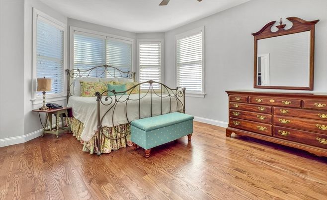 Bedroom, Interior, Wood Texture Flooring