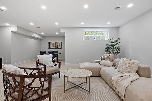 Dining room, Interior, Living room, Recessed Lighting