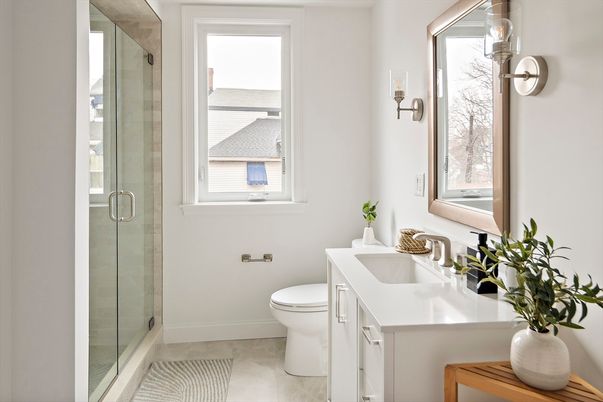 Bathroom, Glass Shower, Interior