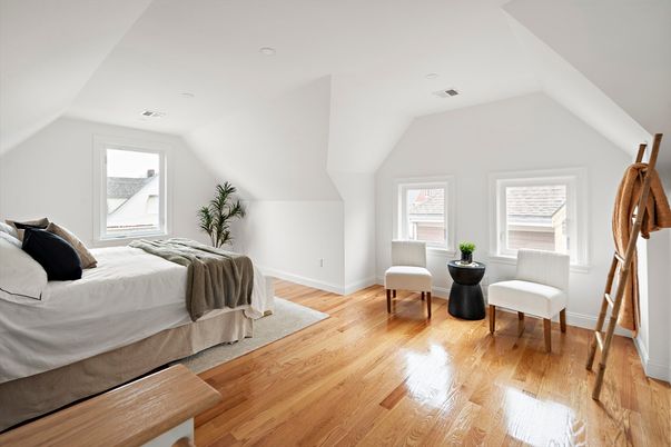 Bedroom, Interior, Wood Texture Flooring