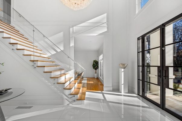 Chandelier, Interior, Wood Texture Flooring