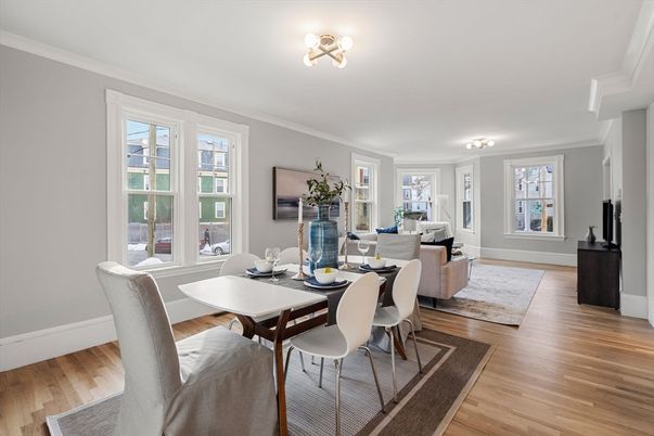Dining room, Interior, Living room, Wood Texture Flooring