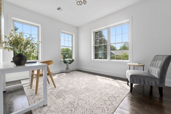 Home Office, Interior, Wood Texture Flooring