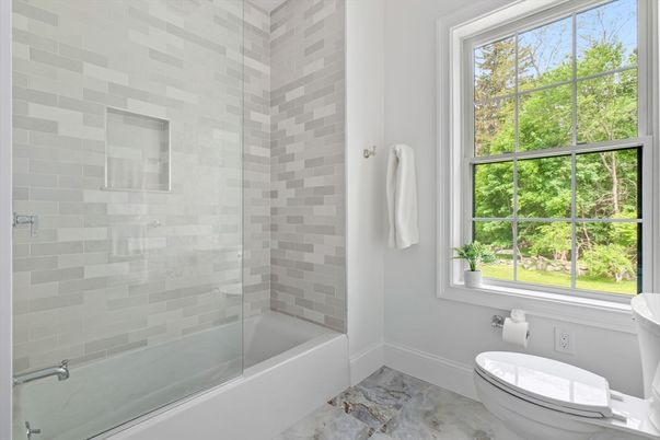 Bathroom, Glass Shower, Interior
