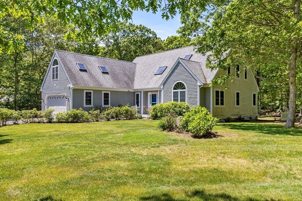Attached, Backyard, Exterior, Facade, Cape Cod