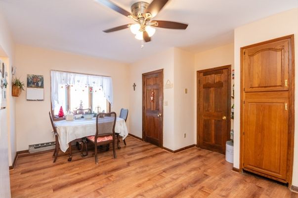 Dining room, Interior, Wood Texture Flooring