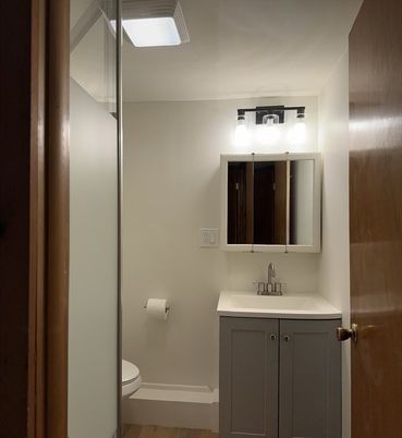 Bathroom, Interior, Wood Texture Flooring