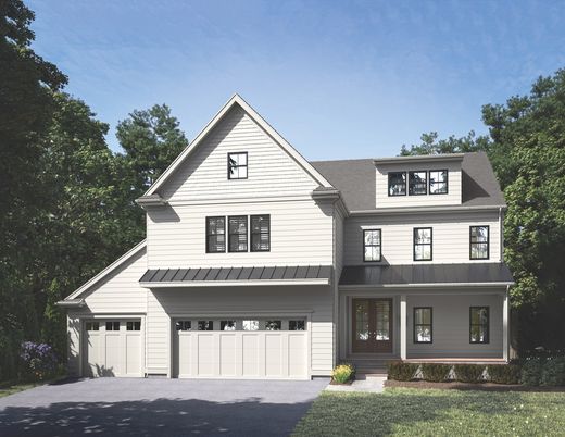 Attached, Exterior, Facade, Farmhouse