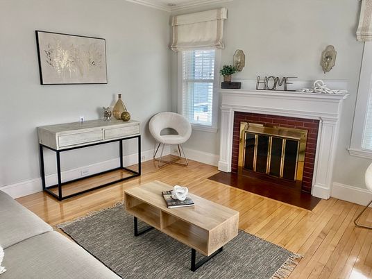 Fireplace, Interior, Living room, Wood Texture Flooring