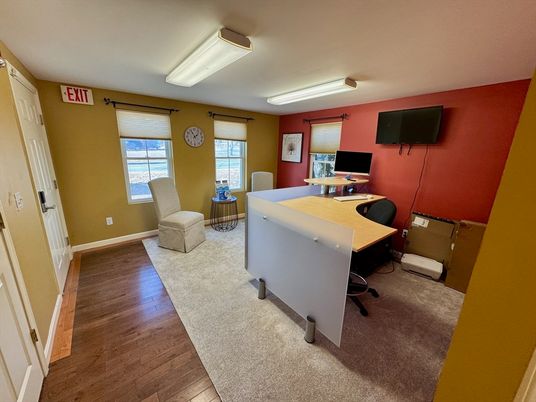 Home Office, Interior, Wood Texture Flooring