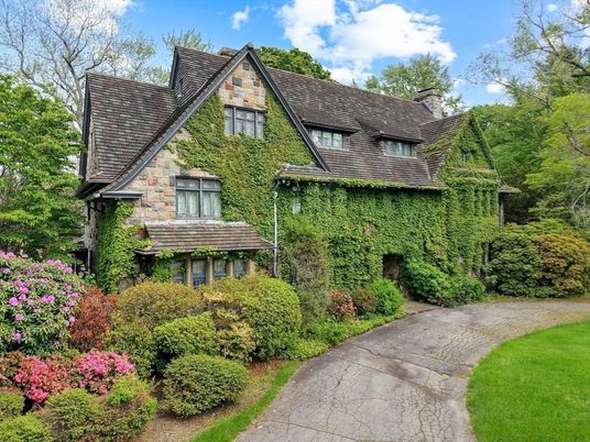 Exterior, Facade, Brick Facade, Tudor Revival