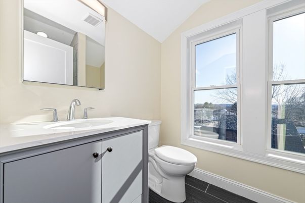 Bathroom, Interior, Wood Texture Flooring