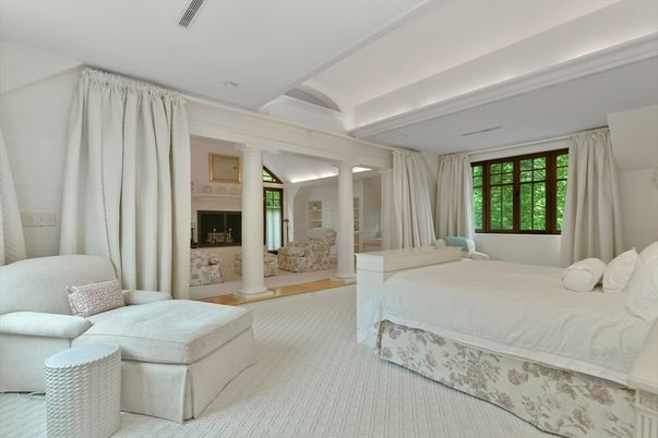 Bedroom, Fireplace, Interior, Recessed Lighting