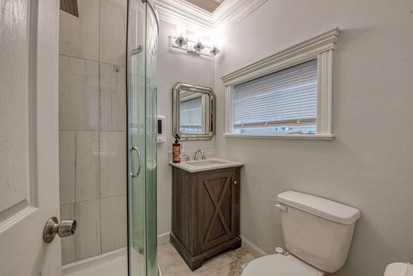 Bathroom, Glass Shower, Interior