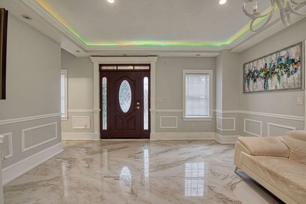 Interior, Marble, Recessed Lighting