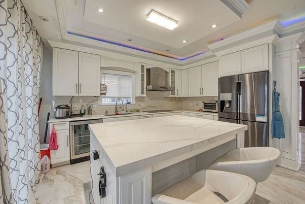 Interior, Kitchen, Recessed Lighting, Stainless Steel Appliances