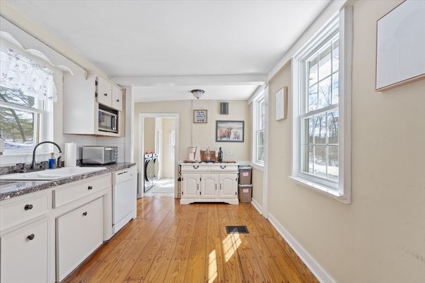 Interior, Kitchen, Wood Texture Flooring