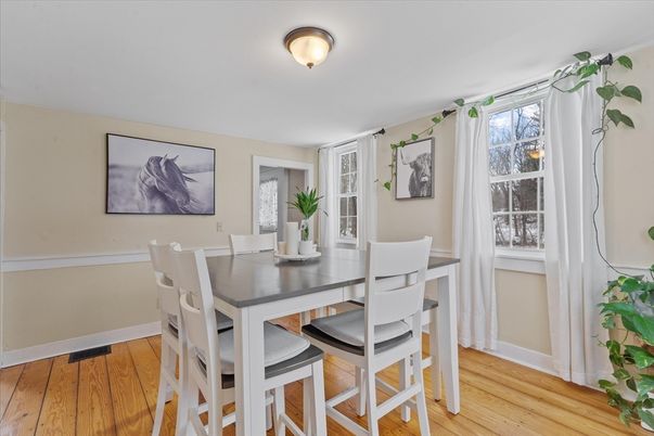 Dining room, Interior, Wood Texture Flooring
