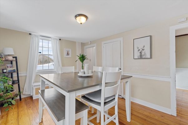 Dining room, Interior, Wood Texture Flooring